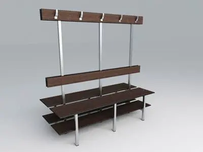 Inbeca changing room and lockers benches