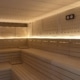 Sauna para protocolo de limpieza de la sauna